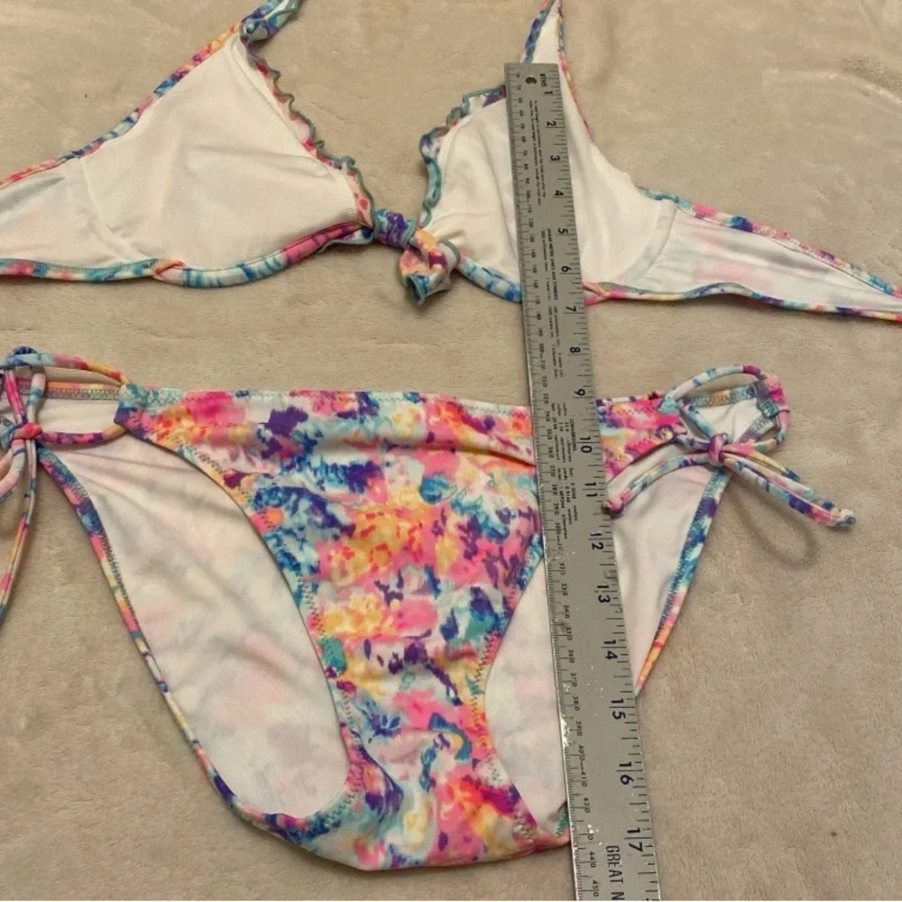 Victoria's Secret Pastel Watercolor Tie-Dye Bikini